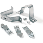 HellermannTyton-181-55800 Kabelschellen und -clips Steel Mounting Clip White Chromated