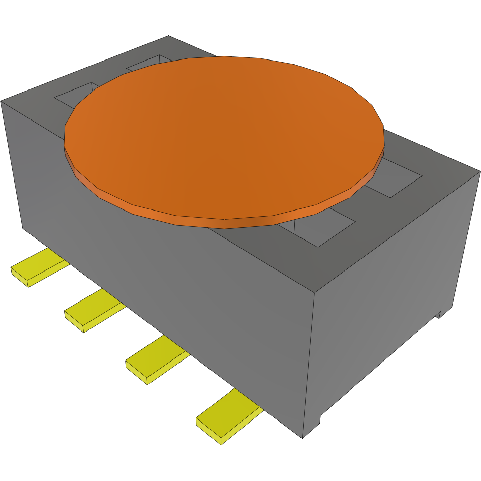 Samtec-CLP-104-02-G-D-BE-K-TR Connector Headers and PCB Receptacles Conn Socket Strip SKT 8 POS 1.27mm Solder ST SMD T/R