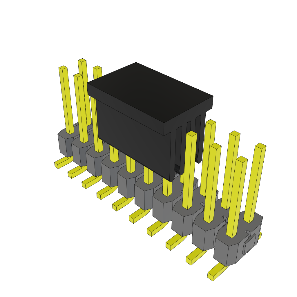 Samtec-TSM-110-02-T-DV-P-TR Steckverbinderleisten und Leiterplattenbuchsen Conn Unshrouded Header HDR 20 POS 2.54mm Solder ST Top Entry SMD T/R