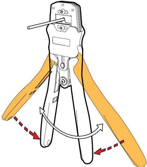 Samtec-CAT-HT-246-1416-14 Crimpers Straight Action Hand Crimping Tool