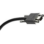 Cable Assembly Micro-D 0.46m 28AWG Commercial Micro-D to Commercial Micro-D 9 POS F Crimp Commercial Micro-D Bag