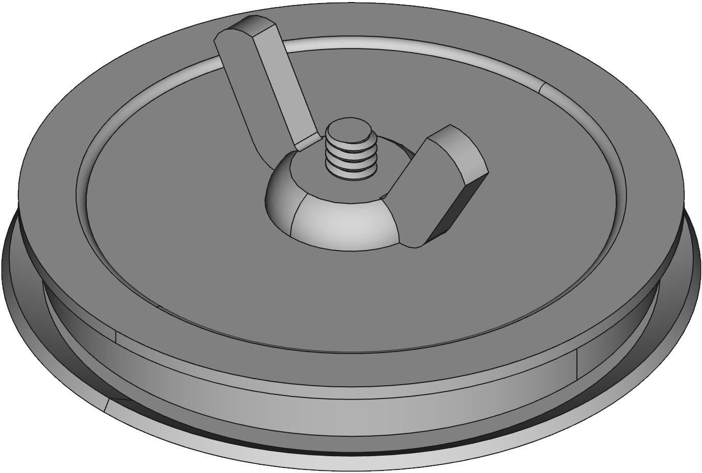 Hammond Manufacturing-HP150 Schalterzubehör Switch Access Round Hole Plug Push Button Switch