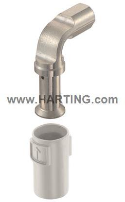 HARTING-09930006264 Contatto connettore Contact SKT Crimp RA Cable Mount (1AWG/0)AWG Han®