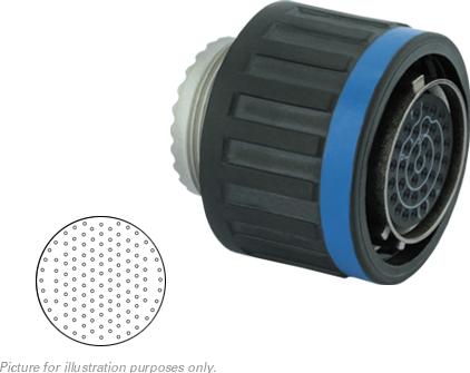 SOURIAU-D38999/26MJ35SN-LC Steckverbinder, rund Conn Circular SKT 128 POS Crimp ST Cable Mount 128 Terminal 1 Port