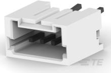 TE Connectivity-2-292207-4 连接器插头及 PCB 插座 Conn Shrouded Header (4 Sides) HDR 4 POS 1.5mm Solder ST Thru-Hole Box
