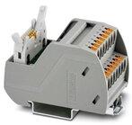 PHOENIX CONTACT-2903788 Moduli di interfaccia VARIOFACE module, with push-in connections and flat-ribbon cable connector, for mounting on NS 35 rails, with pin strip and short and long locking latches for socket strips, 14-pos.