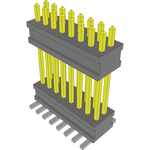Conn Board Stacker HDR 16 POS 1.27mm Solder ST Top Entry SMD FLEX STACK™ Tube