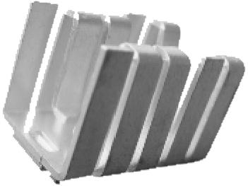 Advanced Thermal Solutions-ATS-PCB1065 Kühlkörper Heat Sink Passive TO-220 Finger Thru-Hole Aluminum 10.2°C/W Black Anodized