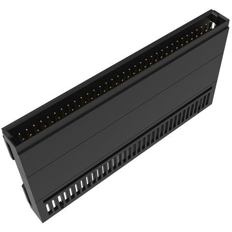 HARTING-15160682030041 Steckverbinderleisten und Leiterplattenbuchsen Conn Shrouded Header (4 Sides) Adapter M/M 68/68 POS 1.27mm ST Tray