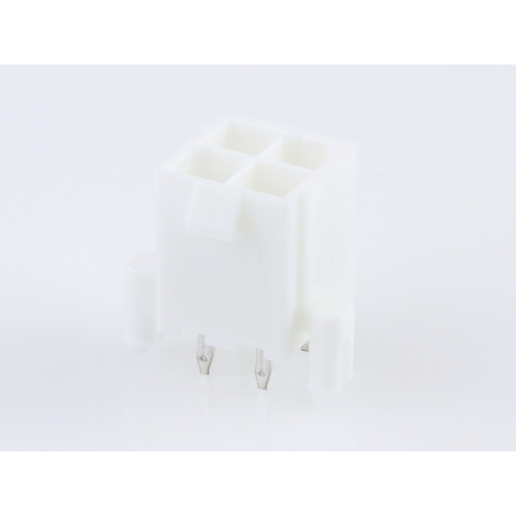 Molex-39299049 连接器插头及 PCB 插座 Conn Wire to Board HDR 4Power POS 4.2mm Solder ST Top Entry Thru-Hole Mini-Fit Jr Tray