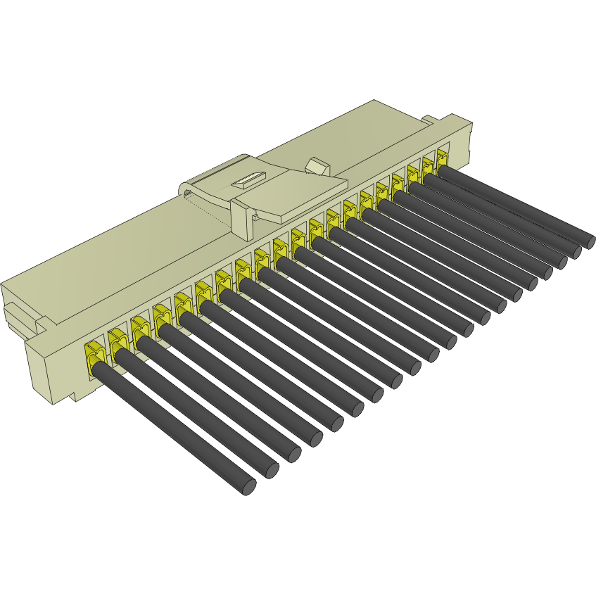 Samtec-S1SS-20-28-GF-03.00-L Andere Kabelbaugruppen Cable Assembly Discrete Wire 0.076m 28AWG Wire to Board 20 POS SKT Crimp Micro Mate™ Bag