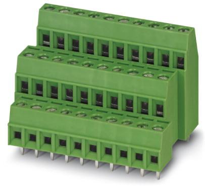 PHOENIX CONTACT-1727780 Connector Terminal Blocks Conn PC Terminal Block 21 POS 3.81mm Solder ST Thru-Hole 8A Cardboard