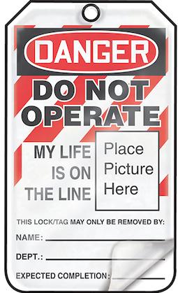 Panduit-PST-1058 Tags Safety Tags, 5.75in x 3.25in