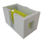 Conn Shrouded Header (4 Sides) HDR 20 POS 1.27mm Solder ST Thru-Hole Bulk