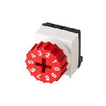 Switch DIP N.O./N.C. SP10T 10 Numbered Dial 0.15A 42VDC PC Pins 2.54mm Thru-Hole Tube