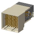AirMax VS2®, Backplane Connectors, Header, Right Angle, Standard Press-Fit, 3 Pair, 8 Column, 72 Position, 2.00mm (0.079in) Pitch