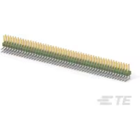 TE Connectivity-5-826634-0 连接器插头及 PCB 插座 Conn Unshrouded Header HDR 100 POS 2.54mm Solder RA Side Entry Thru-Hole Carton