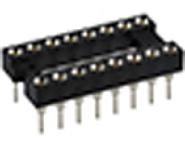 CnC Tech, LLC-211-1-16-003 Prise de raccordement Conn IC Socket SKT 6 POS 2.54mm Solder ST Thru-Hole
