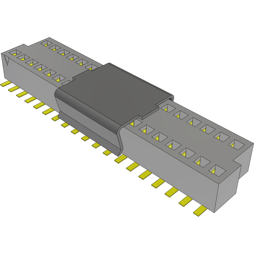 Samtec-BKS-137-01-L-V-P Embases de raccordement et réceptacles PCB Conn Micro Socket Strip SKT 37 POS 1mm Solder ST SMD TIGER CLAW™ Tube