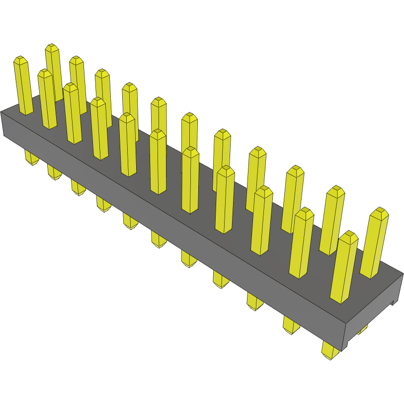Samtec-MTMM-111-02-S-D-125 Steckverbinderleisten und Leiterplattenbuchsen Conn Unshrouded Header HDR 22 POS 2mm Solder ST Thru-Hole Bulk
