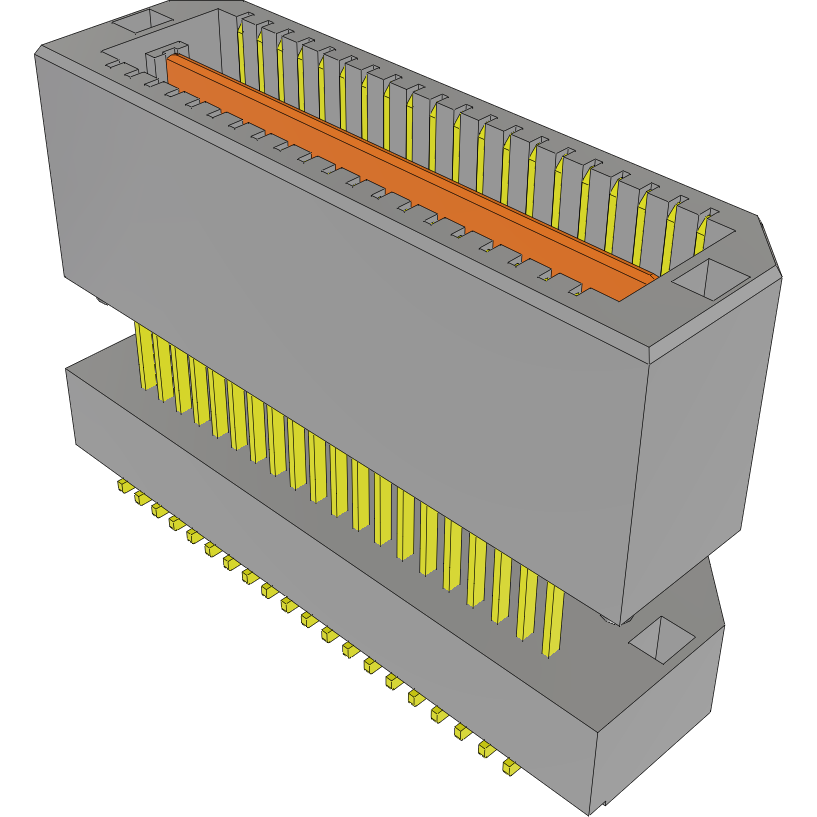 Samtec-QTE-020-09-F-D-A-TR Cabezales del conector y receptáculos PCB Conn High Speed Micro Plane HDR 40 POS 0.8mm Solder ST Top Entry SMD T/R