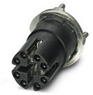 PHOENIX CONTACT-1410979 Sensor Accessories Cat6A flush-type socket, Ethernet, 8-pos., rear mounting, with straight solder connection
