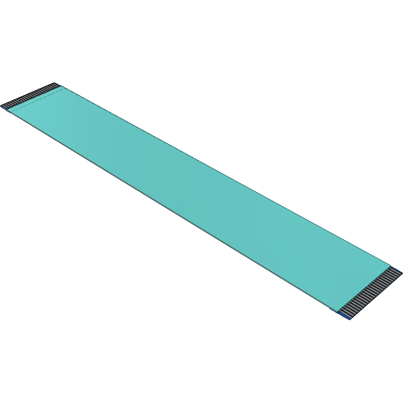 Samtec-FJ-25-D-05.90-4 Flachband Kabelbaugruppen Cable Assembly 0.14m 1mm 25 to 25POS FFC to FFC Bulk