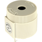 Audio Indicator Piezo 1.5VDC 6VDC 130mA 6VDC 105dBA 2300Hz to 3300Hz Through Hole Pin Bulk