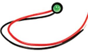 Lumex-SSI-LXH600YD-300 Panel Mount Indicators 585nm Yellow LED Panel Mount Indicator