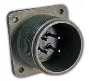 ITT Corporation-CA3102E20-22PBF8005 Steckverbinder, rund Conn Circular PIN 6 POS Crimp ST Box Mount 6 Terminal 1 Port