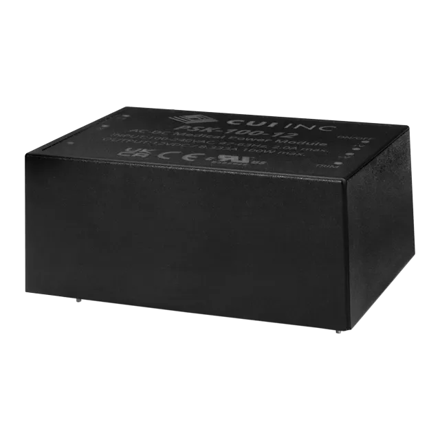 CUI Inc-PSK-100-12 AC-DC-Spannungsversorgung AC/DC Power Supply Single-OUT 12V 8.33A 100W 7-Pin Box