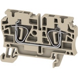 Weidmuller-1632050000 Blocs de raccordement de terminaux Conn Feed-Through Terminal Block 2 POS Tension Clamp ST T DIN Rail 32A