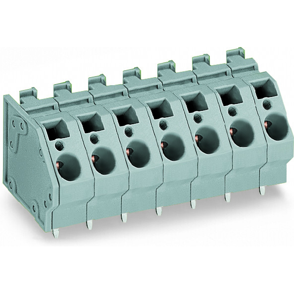 WAGO-745-359 Steckverbinder, Klemmenblöcke PCB Terminal Block, 6 mm2, Pin spacing 10 mm, 9-pole, Cage Clamp