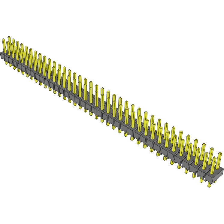 Samtec-TSW-137-07-L-D Steckverbinderleisten und Leiterplattenbuchsen Conn Unshrouded Header HDR 74 POS 2.54mm Solder ST Top Entry Thru-Hole Bulk