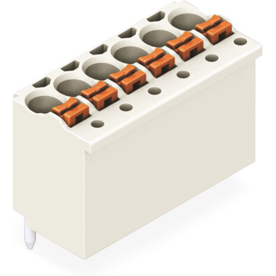 WAGO-2091-1174/000-1000 Bloques terminales del conector pluggable PCB Connector with straight solder pins, without gripping plate, 4-pole, Pin spacing 3.5 mm / 0.138 in