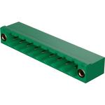 Conn Shrouded Header (4 Sides) HDR 9 POS 5mm Solder RA Side Entry Thru-Hole Eurostyle