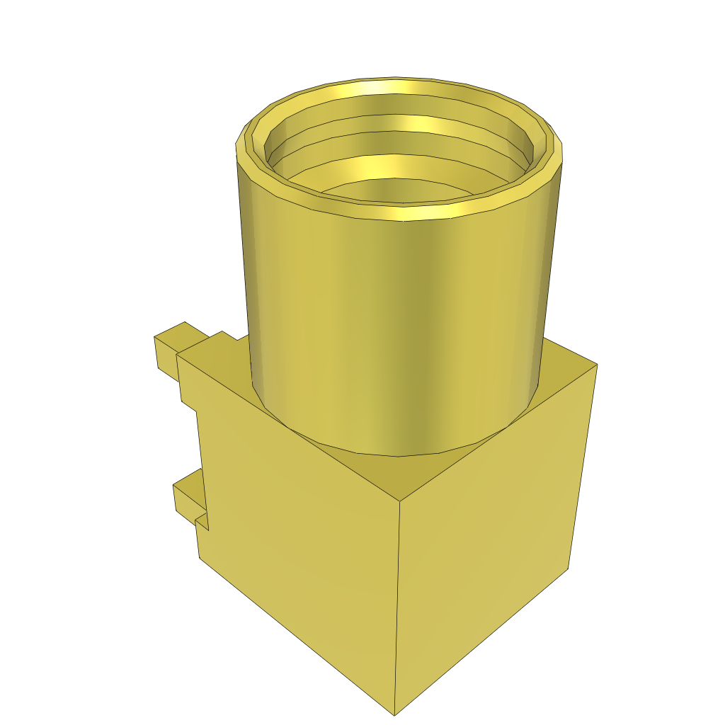 Samtec-MMCX-J-P-H-RA-SM1 RF-Steckverbinder Conn MMCX 0Hz to 6GHz 50Ohm Solder RA SMD F Gold Over Nickel Tray