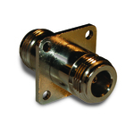 Conn Type N Adapter 0Hz to 11GHz 50Ohm ST Flange Mount RCP/RCP Gold