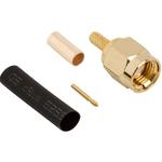 Conn SMA 0Hz to 12.4GHz 50Ohm Crimp ST Cable Mount PL Gold Bag