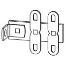 Keystone Electronics-833 连接器插头及 PCB 插座 Conn Terminal Strip 3 POS 9.52mm ST