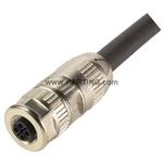 HARTING-21038962415 Steckverbinder, rund Circular Connector M12, Crimp Termination, Cable Connector