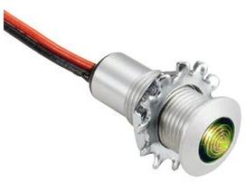 Visual Communications-CNX_480_2_BTP_12 Panel Mount Indicators LED Panel Mount Indicator Uni-Color Blue 1300mcd 2-Pin