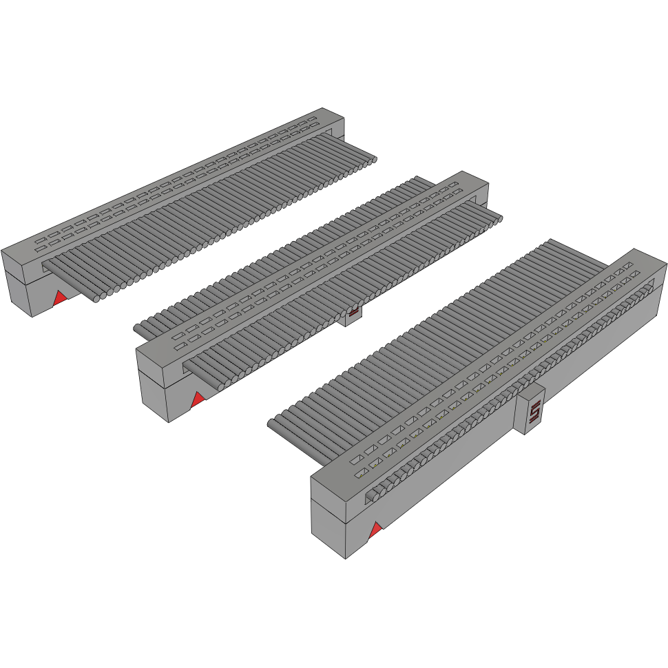 Samtec-FFSD-25-D-05.00-01-N-D03 Assemblaggio cavo a nastro piatto Cable Assembly 0.127m 30AWG 1.27mm 50 to (50/50)POS IDC Connector to 2(IDC Connector) F-F TIGER EYE™ Bulk