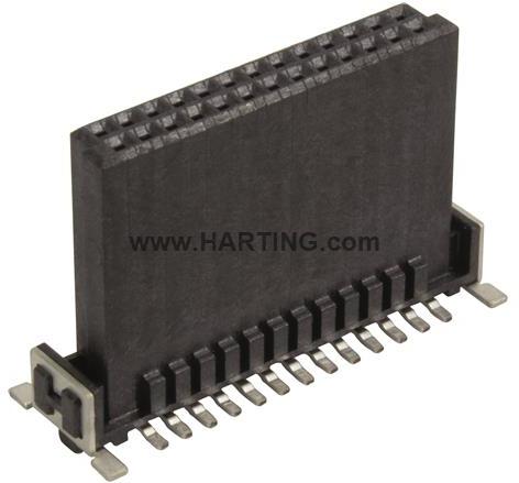 HARTING-15230262601000 Piastre connettori e prese PCB Conn Socket Strip F 26 POS 1.27mm Solder ST Top Entry SMD har-flex® T/R