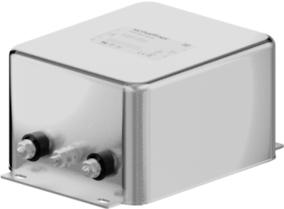 Schaffner-FN2060-30-08 Starkstromleitungsfilter Power Line Filter Multi-Stage General Purpose EMI 0Hz to 400Hz 30A 250VAC Threaded Stud Chassis Mount