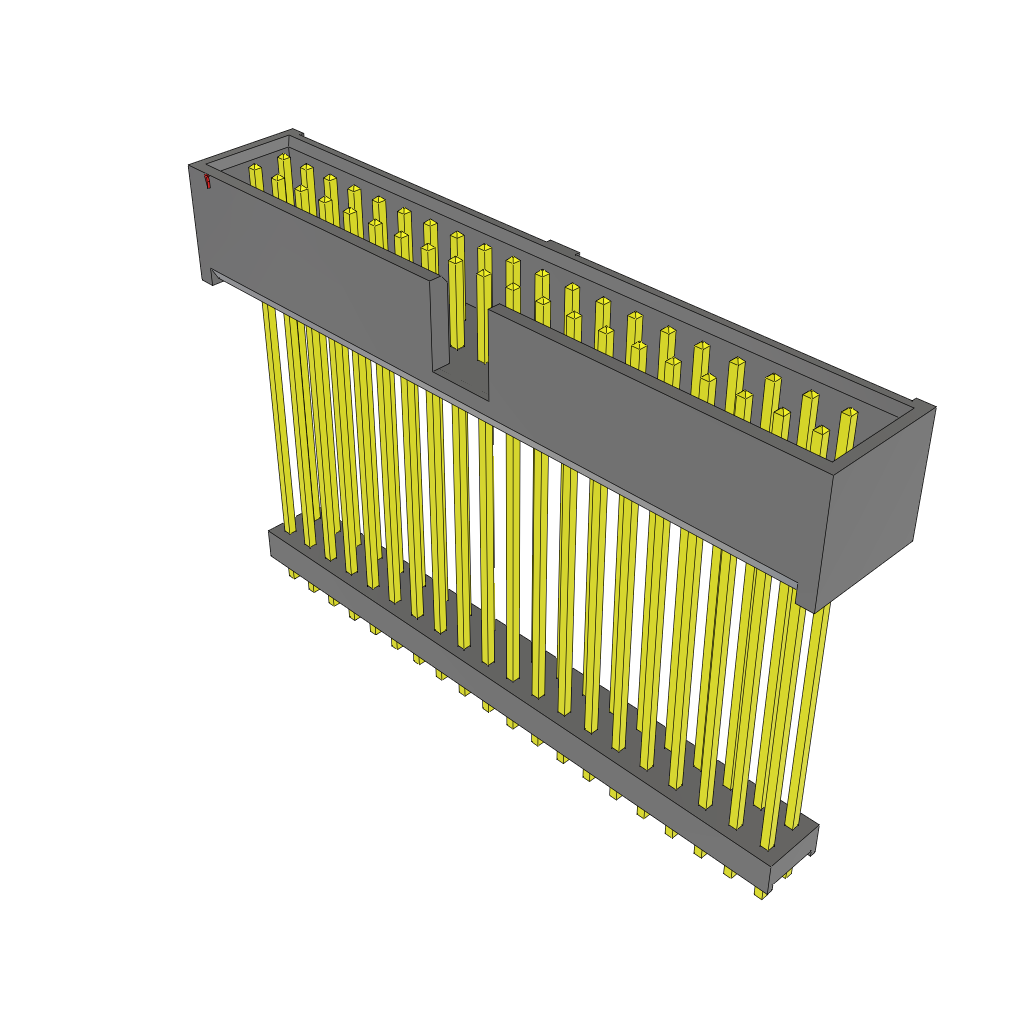Samtec-ZSS-120-09-T-D-1340 Piastre connettori e prese PCB Conn Elevated Shrouded Header HDR 40 POS 2.54mm Solder ST Top Entry Thru-Hole Bulk