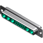 Conn D-Sub F 5Power/12Signal POS 2.84mm Solder Cup ST Cable Mount 1 Port Carton