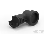 Connector Accessories Strain Relief Right Angle Black Box/Carton