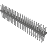 Conn Unshrouded Header HDR 50 POS 2mm Solder ST Top Entry Thru-Hole Bulk