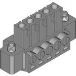 Amphenol Communications Solutions-20020000-C052B01LF Steckverbinder, Klemmenblöcke Conn Terminal Block F 5 POS 3.5mm Screw RA Cable Mount 10A Box